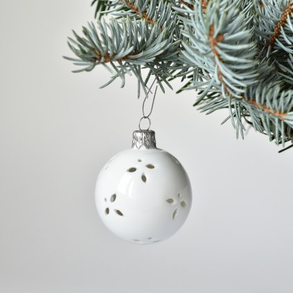 Porcelánová vánoční ozdoba anděl