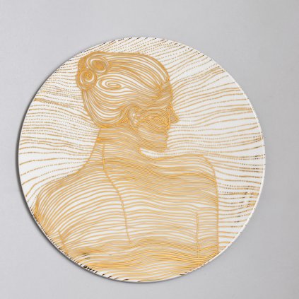 Porcelánový obraz - Letokruhy od Šárka Schmelzerová