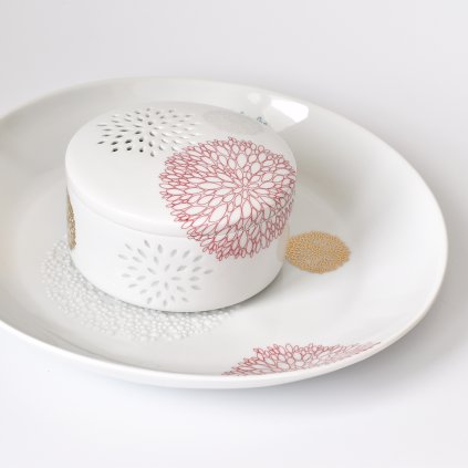 porcelánový set mísa a dóza All senses