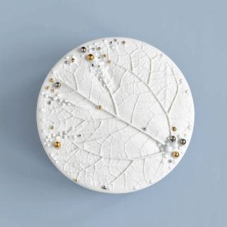 Imprint of nature - porcelain jar ♡ . #porcelainart #ceramicart #ceramicdesign #artceramic #porcelainjar