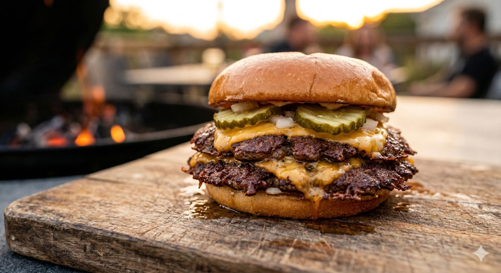 Dokonalý Smash Burger podle Šáši | Recept na gril