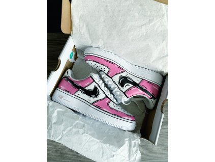 Nike Air Force 1'07 - Pink Cartoon