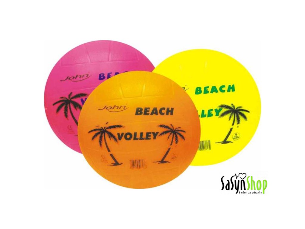 John volejbalový míč Beach NEON, 22 cm