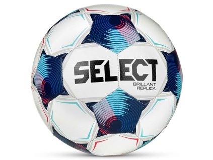fotbalovy mic select fb brillant replica bilo modra velikost 3