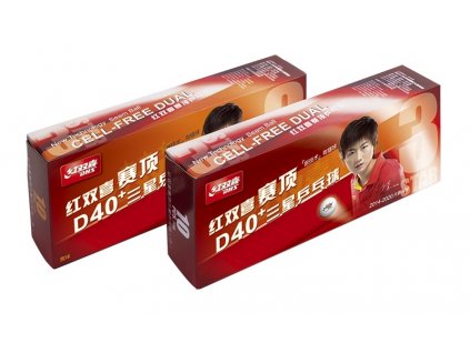 micky dhs stolni tenis plast cell free dual d40 baleni 10 ks zlute