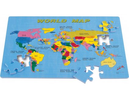 PN200 mapa sveta puzzle zemepis