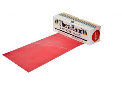 thera band cvicebni guma 5 5m cervena stredne silna rehabilitace pas