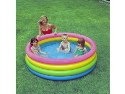 Bazén INTEX nafukovací dětský - 4 komorový 168x46