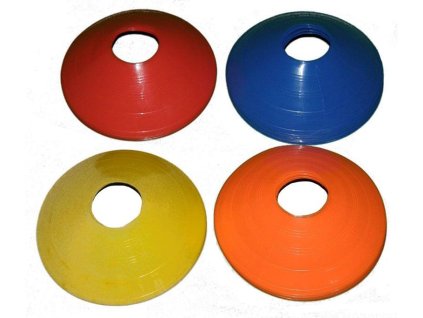 Kužely kopaná nízké-vytyčovací mety - 1 ks (Barva modrá)