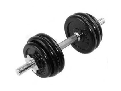 Činka nakládací Sedco 15 kg černá ocel, chrom tyčka