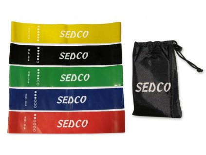SADA ODPOROVÝCH GUM  fitness  Sedco SET  5KS ÚROVNÍ