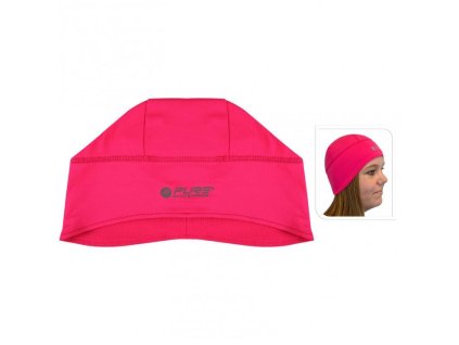 Reflexní běžecká čepice M/L růžová