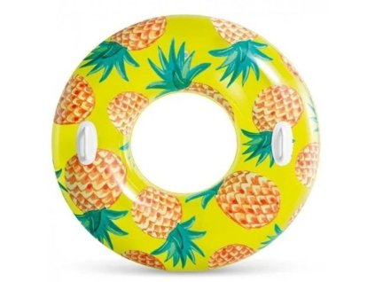 Nafukovací kruh INTEX 56261 TROPICAL FRUIT 107 cm (Barva červená)