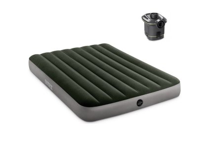 Nafukovací matrace Intex 64778 PRESTIGE DOWNY AIRBED FULL + PŘENOSNÁ PUMPA