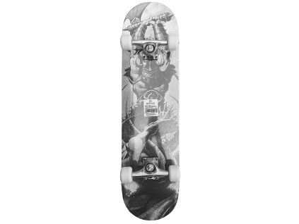 Skateboard 31X8 CN DECK ABEC3 Spartan (Barva modrá)
