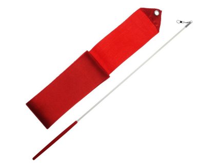 Gymnastická stuha+tyčka junior mix barev (Barva Růžová)