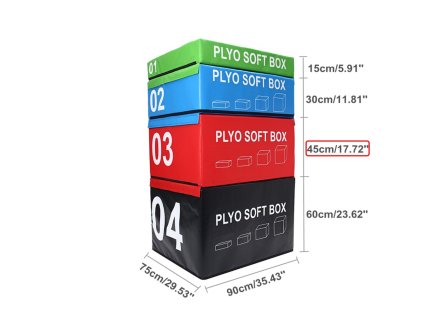 SOFT PLYOBOX SEDCO 90x75x15-60 cm (Barva modrá, Varianta 30)