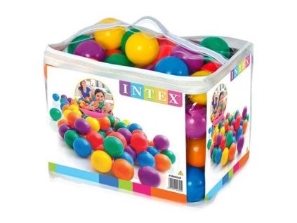 Míčky hrací 8cm 100ks Intex 49600 mix barev