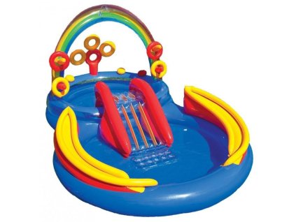 Nafukovací bazén Intex 57453 Duha Play Centrum 297 x 193 x 135 cm