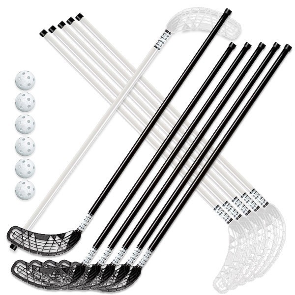 Florbalový set Unihoc PRO 90 12 hokejek + 6 míčků