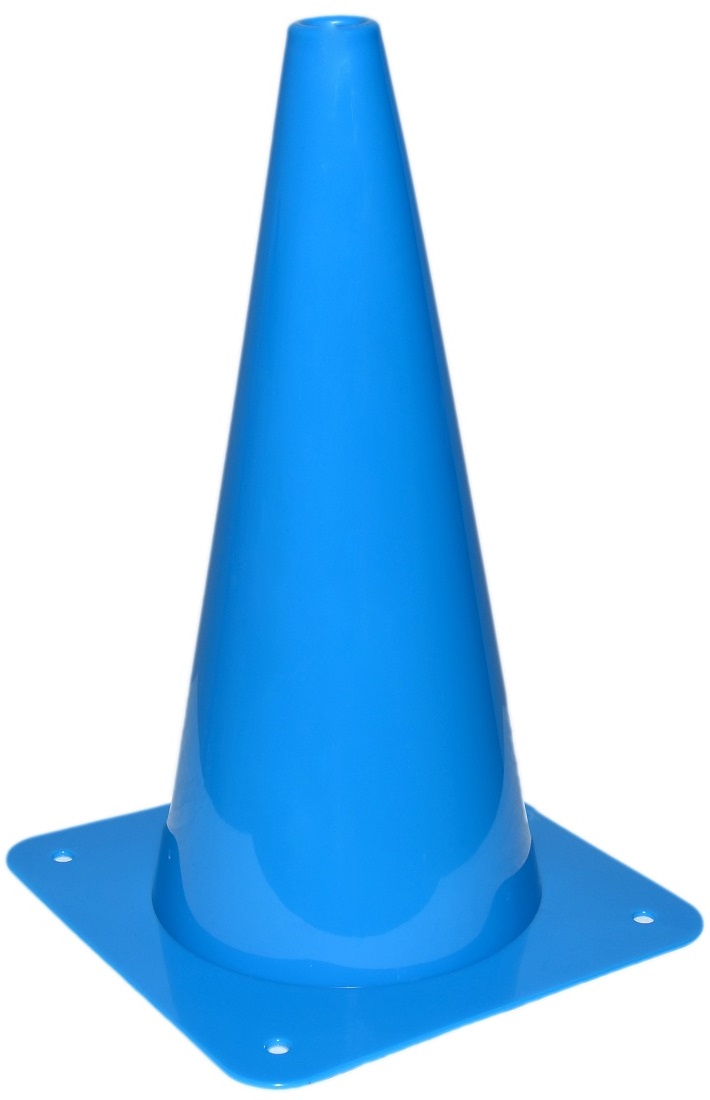 Kužel bez otvorů PE 23 cm Barva: Modrá