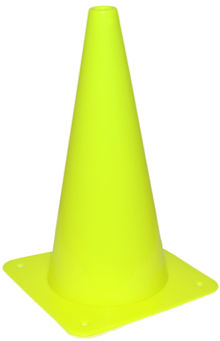 Kužel bez otvorů PE 38cm Barva: Žlutá