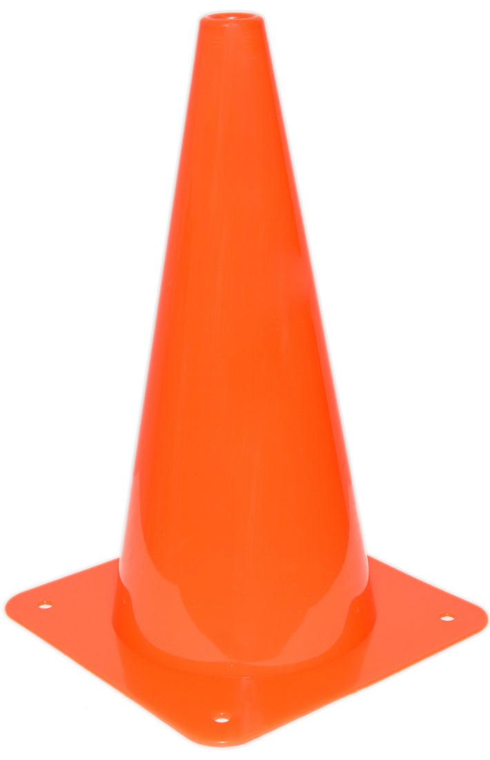 Kužel bez otvorů PE 38cm Barva: Oranžová