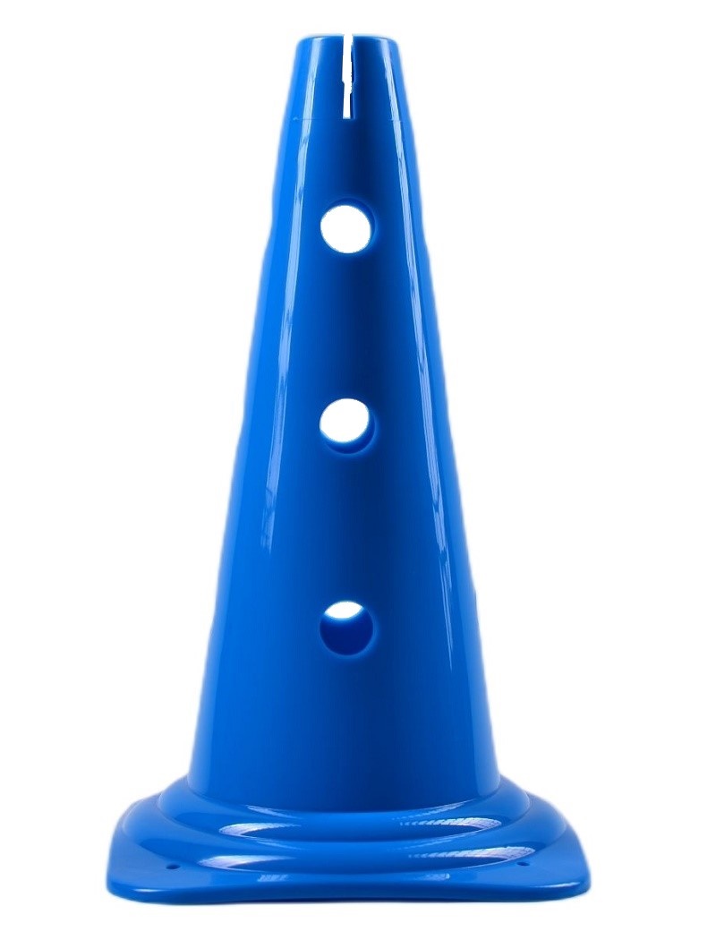 Kužel Juve PE - 40 cm s horním otvorem Barva: Modrá