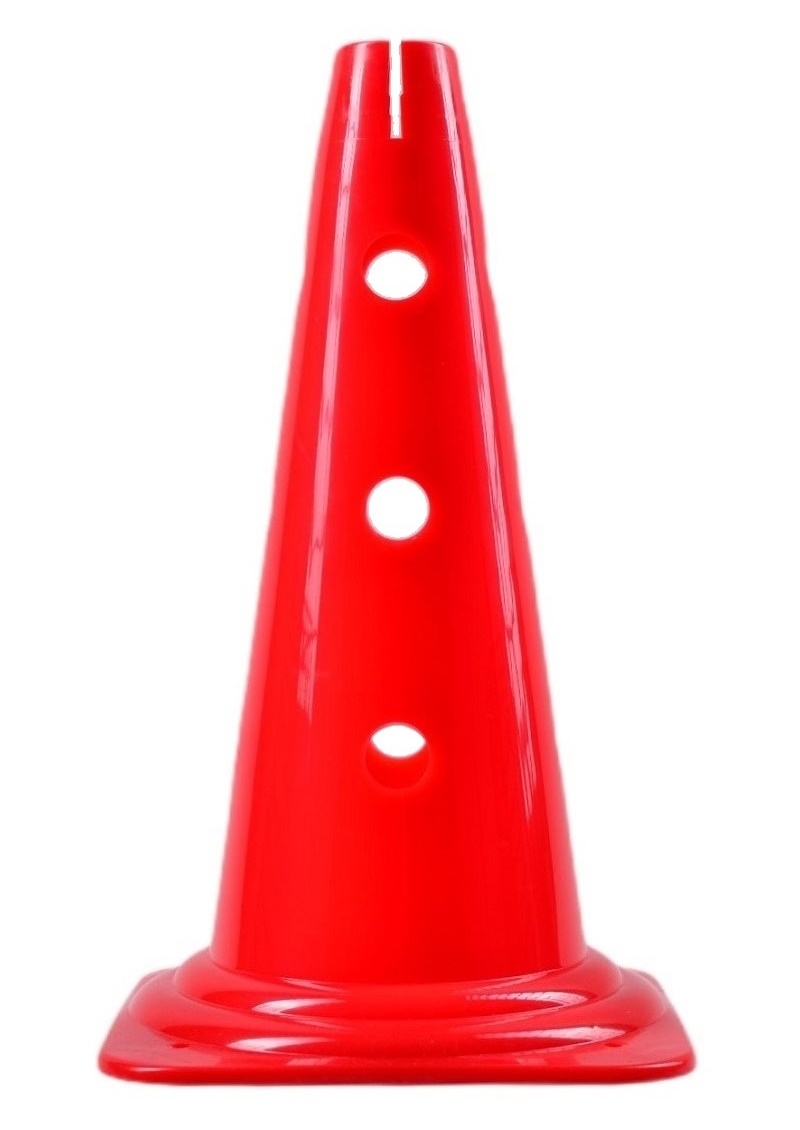 Kužel Juve PE - 40 cm s horním otvorem Barva: Červená