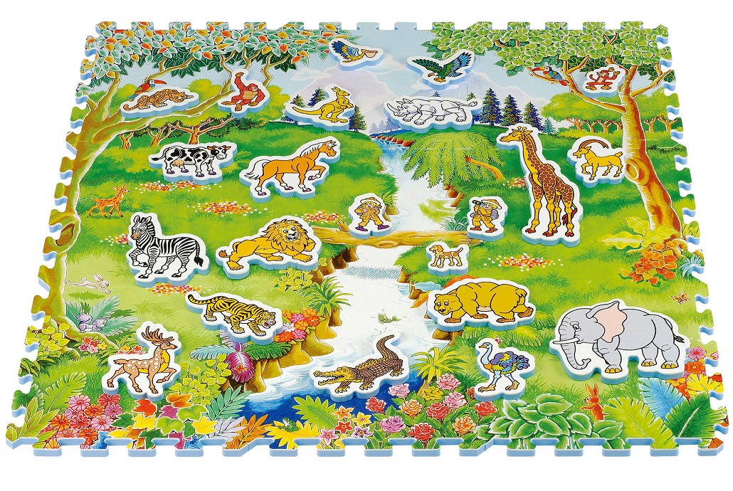 Pěnové puzzle Dobrodružná země - TM006-J