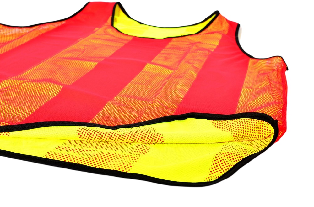 Rozlišovací dres oboustranný velikost L Barva: Červeno-Žlutý