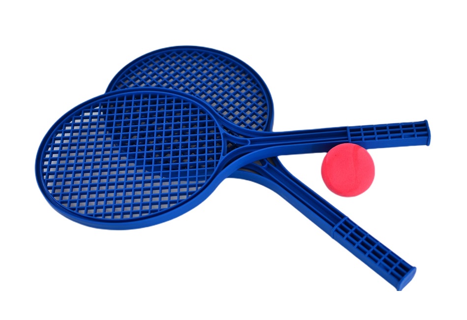 Soft tenis sada 2+1 color Barva: Tmavá modrá