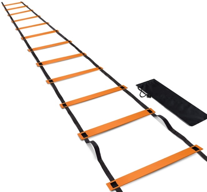 Žebřík agility frekvenční 10m oranžový, 2mm
