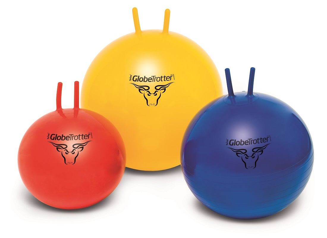 GlobeTrotter Super 65 cm skákací míč s rukovítky