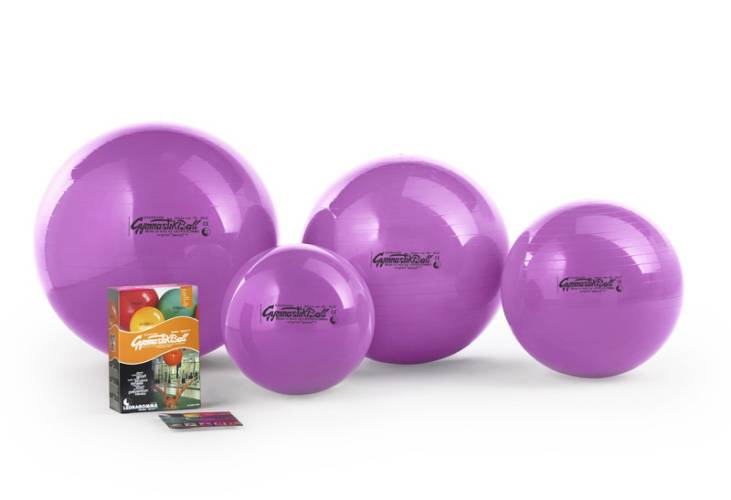 Gymnastik Ball 53 cm - Ledragomma Barva: Fialová