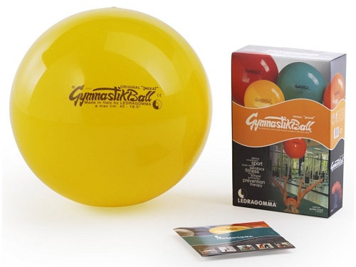 GymnastikBall 42 cm cvičební míč - Ledragomma Barva: Žlutá