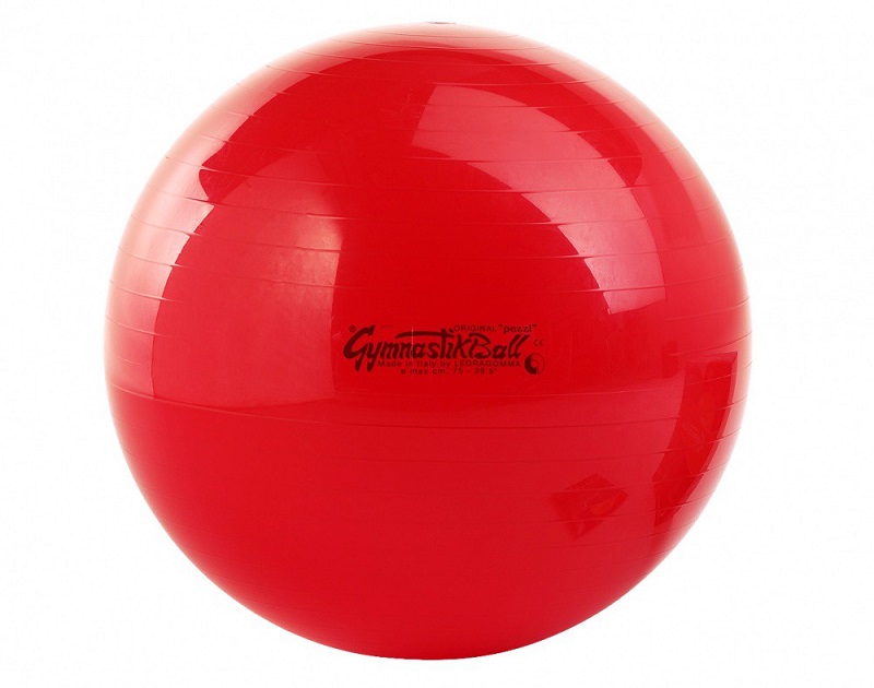 GymnastikBall 75 cm cvičební míč - Ledragomma Barva: Červená