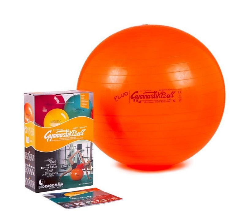 GymnastikBall FLUO 65 cm - Ledragomma Barva: Červená