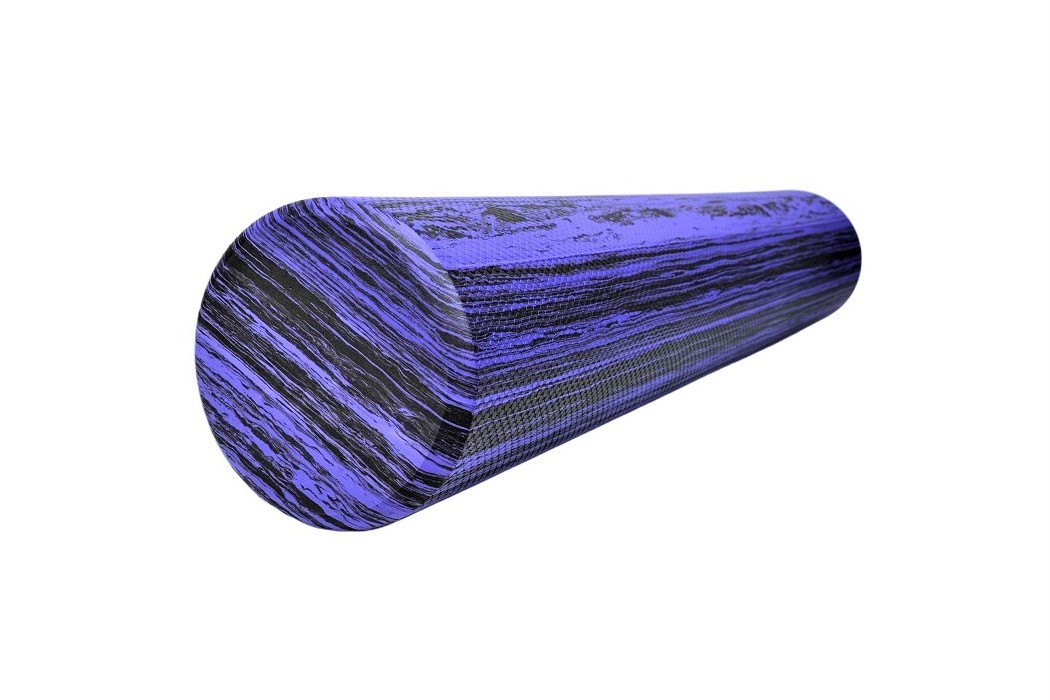 Masážní válec KÖCK Pilates Foam roller 90 x 15 cm Barva: Fialovo-černý mramor