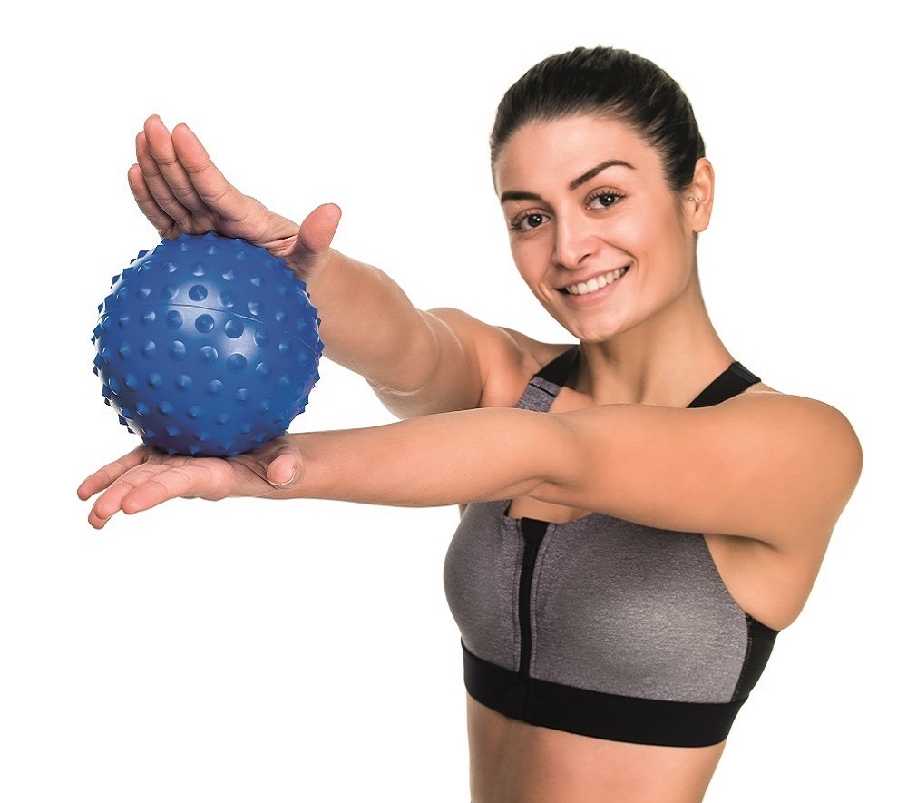 Activa Medium masážní míček 13 - 16 cm Barva: Modrá
