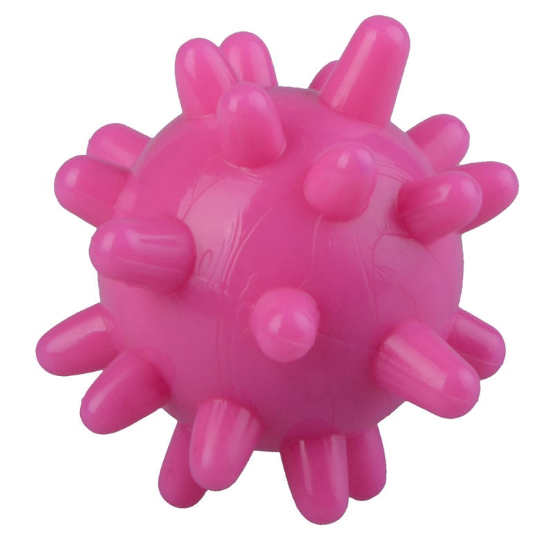 Žmoulík - masážní míček ježek s výstupky Barva: Růžová