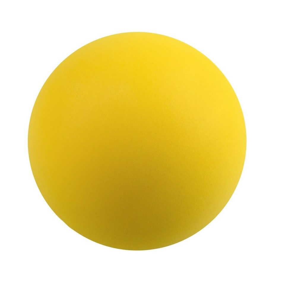 Molitanový softový míček 40 mm celohladký Barva: Žlutá