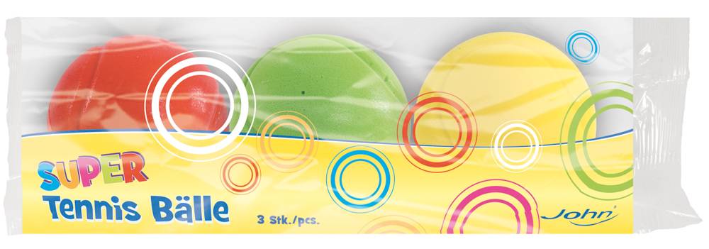 Set molitanových míčků 70 mm 3ks hladké s prolisem