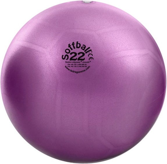 Míč SoffBall Aerobic Ball Maxafe 22 cm Barva: Fialová