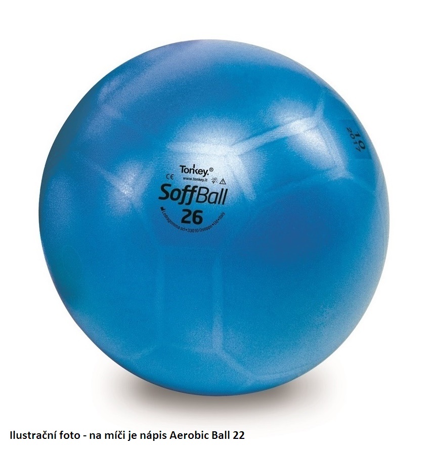 Míč SoffBall Aerobic Ball Maxafe 22 cm Barva: Aerobic Ball Modrá