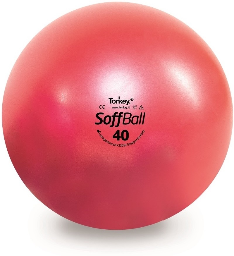 Míč SoffBall Aerobic Ball Maxafe 40 cm Barva: Červená