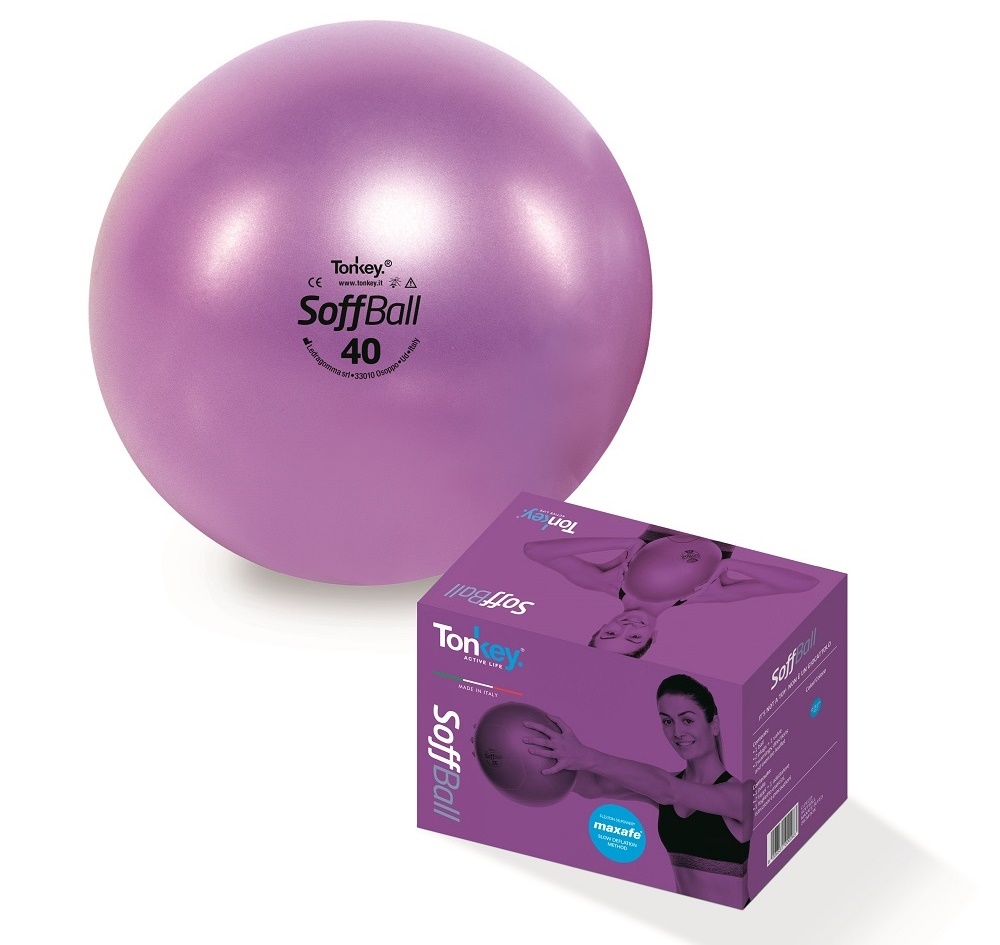 Míč SoffBall Aerobic Ball Maxafe 40 cm Barva: Fialová