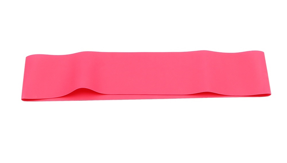 Aerobic guma Loop - posilovací guma spojená Tuhost: Růžová - lehký odpor