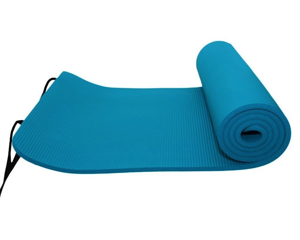 Podložka na cvičení Relax NBR 180x60x1,5 cm Barva: Modrá