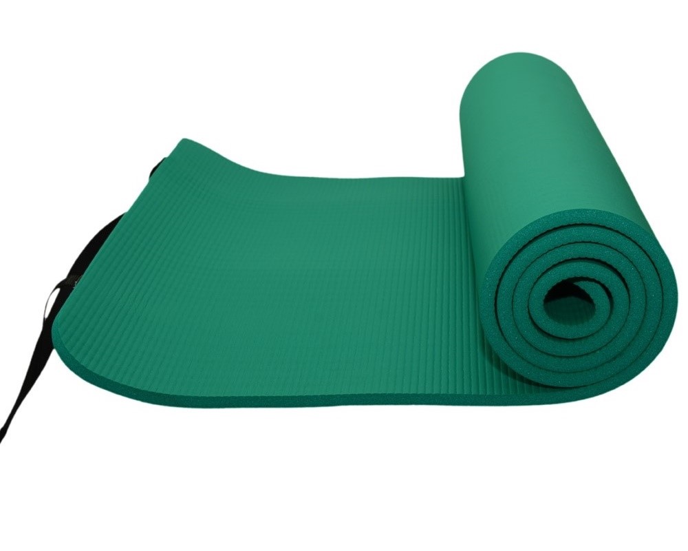 Podložka na cvičení Relax NBR 180x60x1,5 cm Barva: Zelená